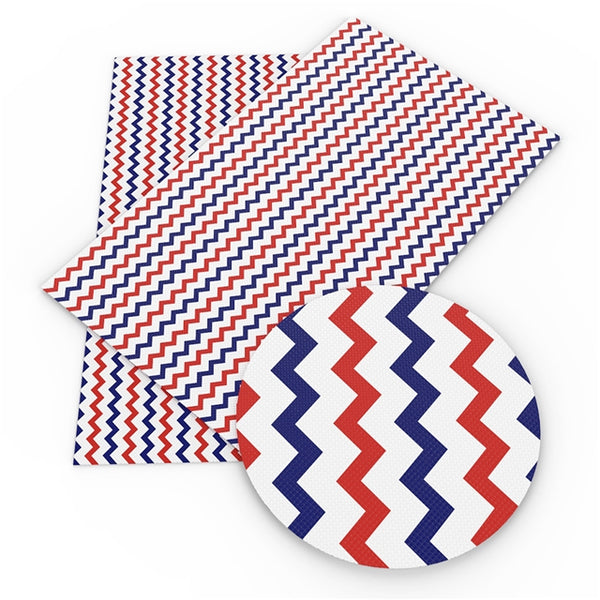 Patriotic Zig Zag Stripes