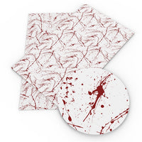 Blood Splatter on White