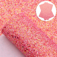 Watermelon Red Chunky Glitter