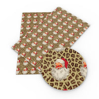 Red Santa Hat on Leopard