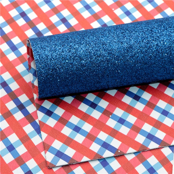 Double Sided Patriotic Plaid