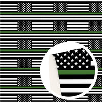 Green Lives Matter American Flag