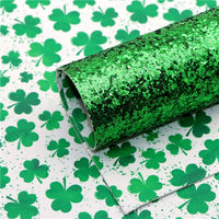 Double Sided Glitter Shamrocks