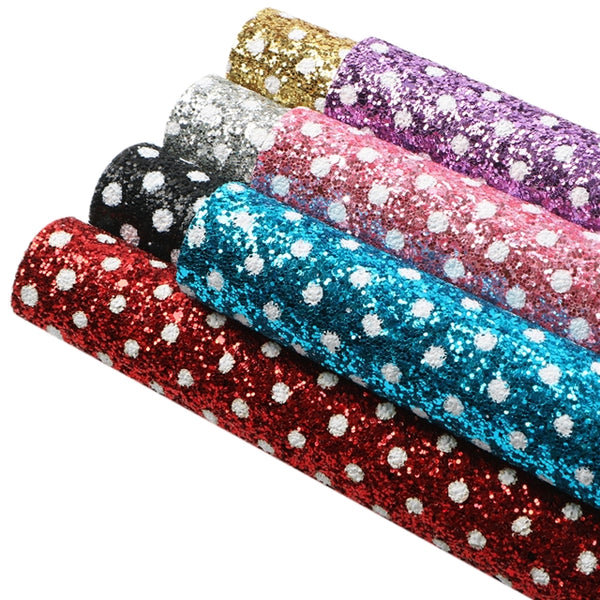 Fine Glitter Polka Dot (Set of 7)