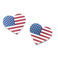 Patriotic Heart Planar Resin