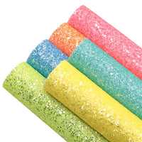 Fluorescent Chunky Glitter (Set of 6)