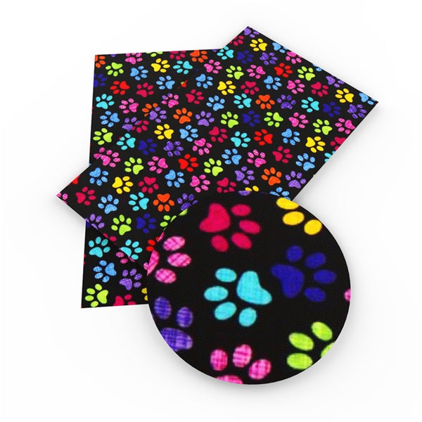 Dog Paw Print Neon