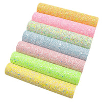 Pastel Fluorescent Chunky Glitter (Set of 7)